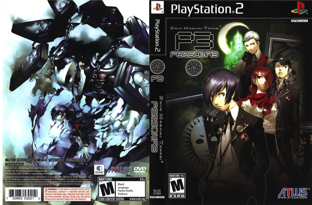  Shin Megami Tensei: Persona 3 - PlayStation 2 : Video Games